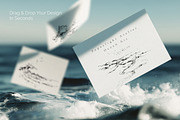 Ocean Card Mockups – Paperlight 02., a Household Mockup by NikiArts (Thumbnail 7 of 11)