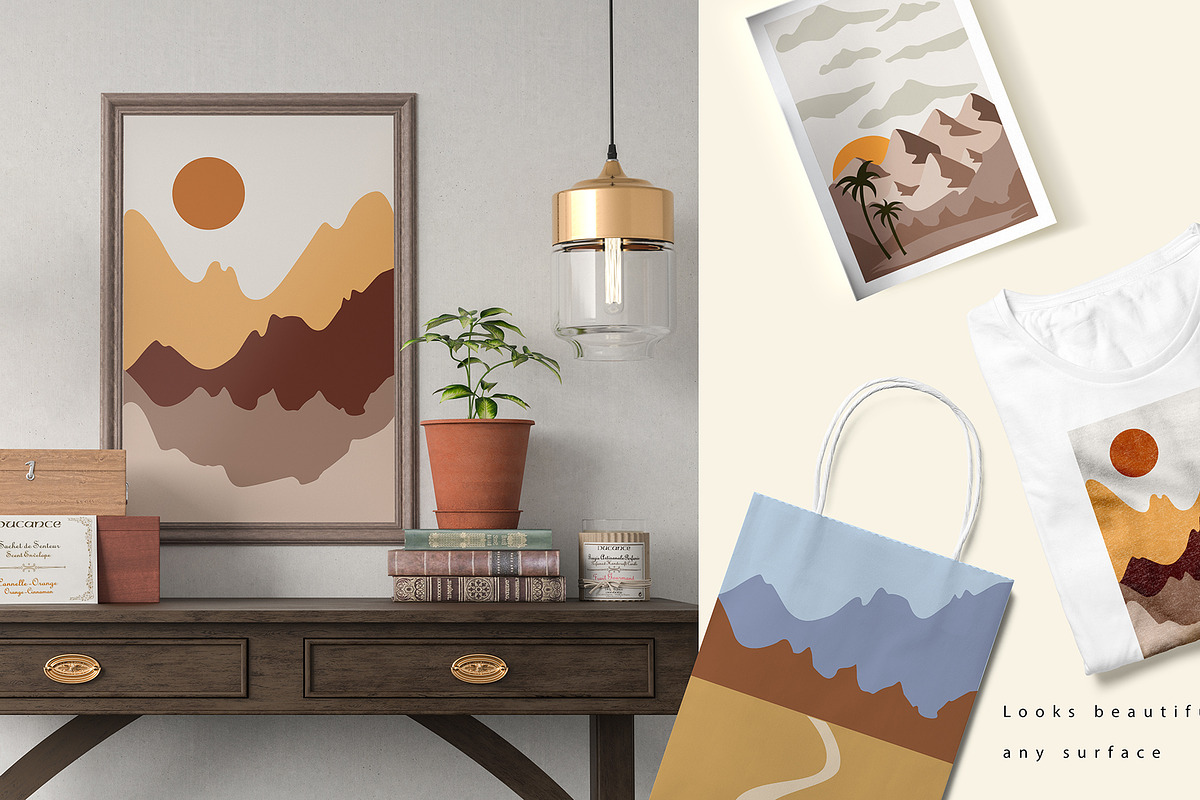 Abstract Landscape Creation Kit, a Texture Illustration by Alisha Gronska (Photo 2 of 10)