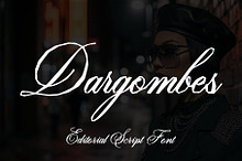 Dargombes – Editorial Script Font