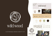 Earthy Eco Nature Brand Logo Kit, a Branding & Logo Template by CreativeWilderness (Thumbnail 1 of 19)