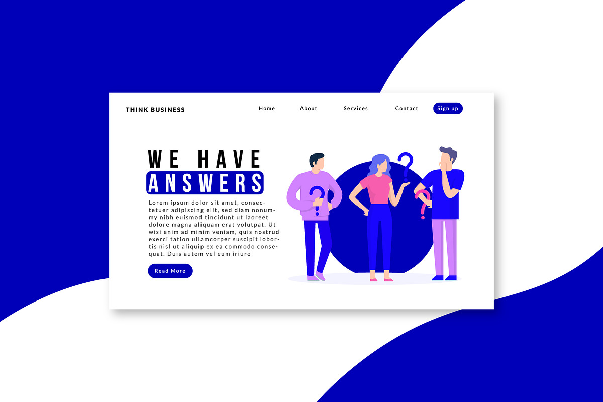 landing page collection 2020, a Landing Page Template by designbydi (Photo 3 of 6)