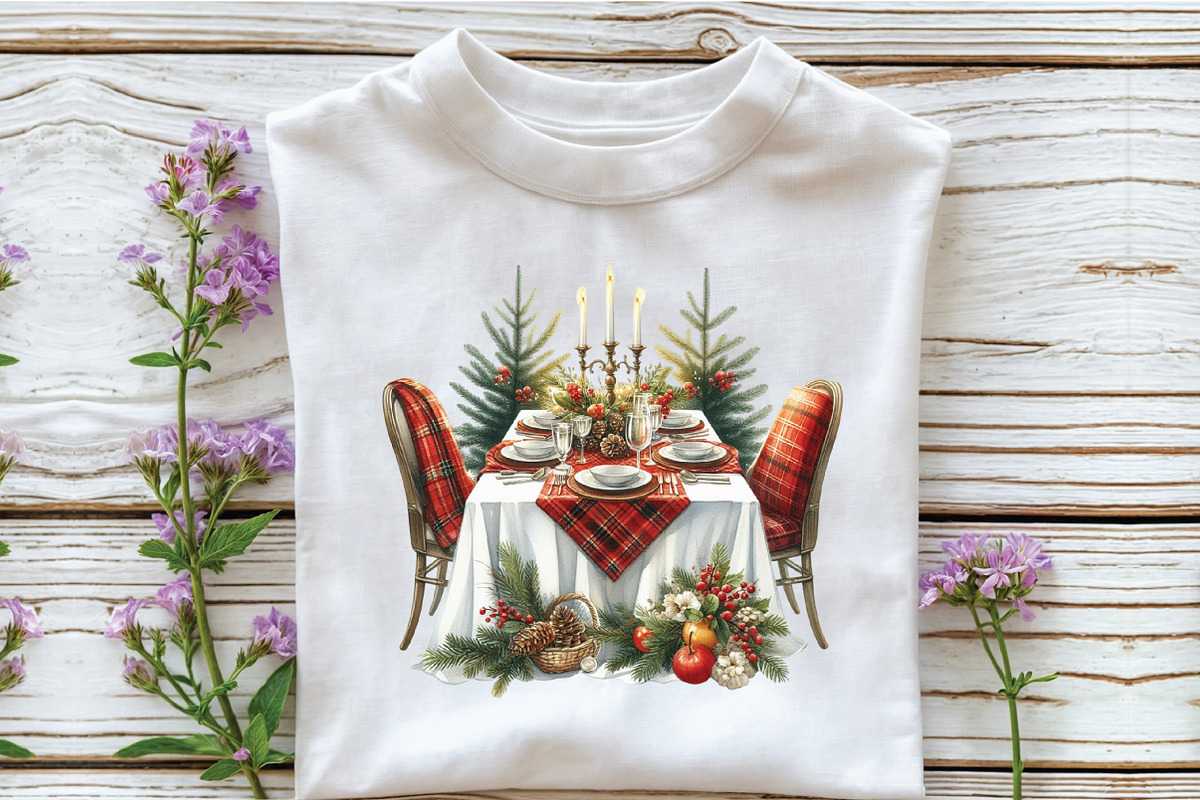 Watercolor Classic Christmas Clipart, an Illustration by Libby Wishes (Photo 3 of 9)