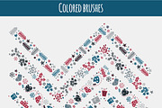 Scandinavian Christmas brushes, a Brush Add-On by ekmelica (Thumbnail 10 of 14)