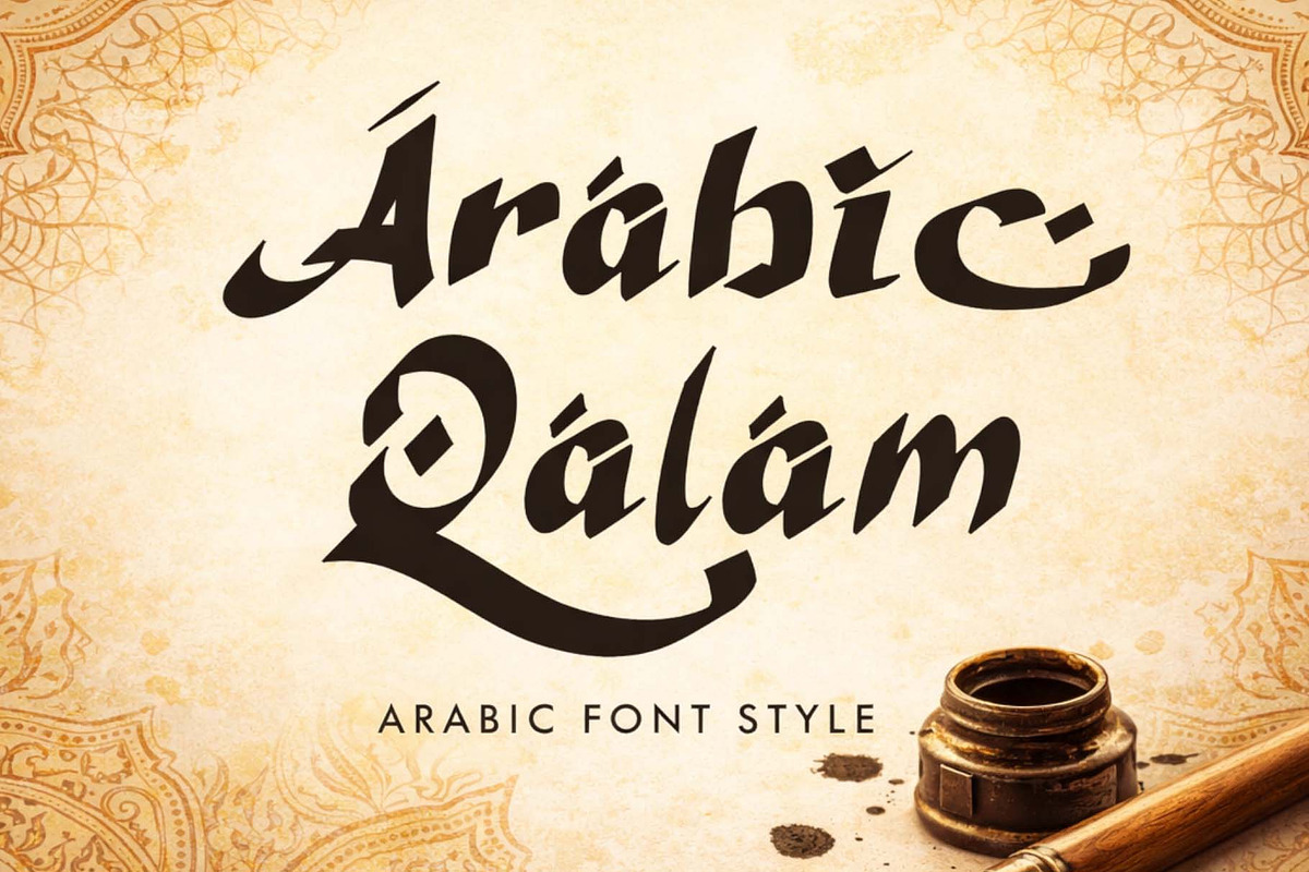 Arabic Qalam, a Handwritten Font by Yoga Letter (Photo 1 of 5)