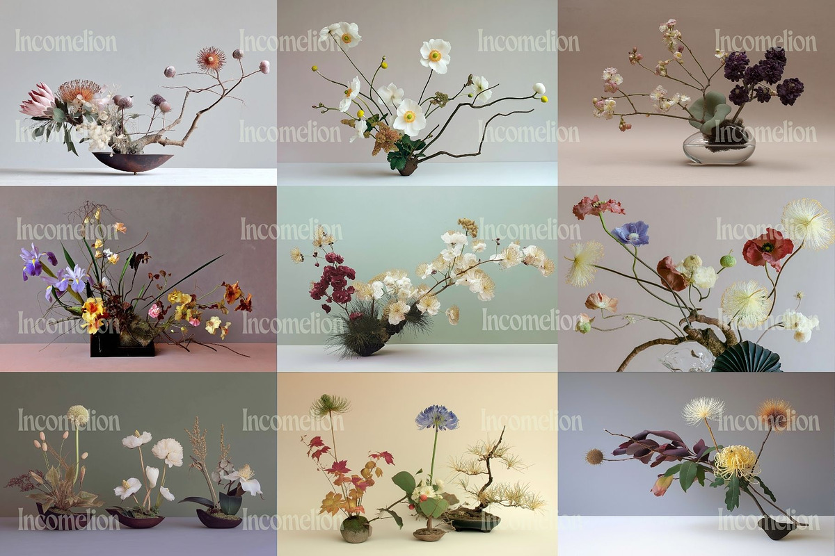 45 Japanese Ikebana Flowers Photos, a Nature Photo by Incomelion (Photo 7 of 13)