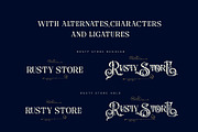 Rusty Store, a Blackletter Font by alit design (Thumbnail 10 of 24)