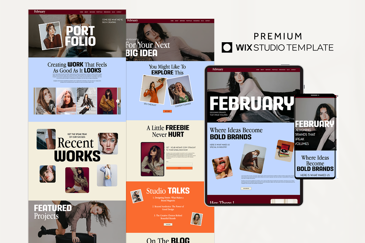 Bold Wix Website for Creative Agency, a Wix Template by AdvertFox (Photo 5 of 10)