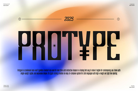 Protype || Condensed Sans Serif Font