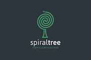 Spiral Tree Logo, a Branding & Logo Template by MLJ studios (Thumbnail 2 of 3)