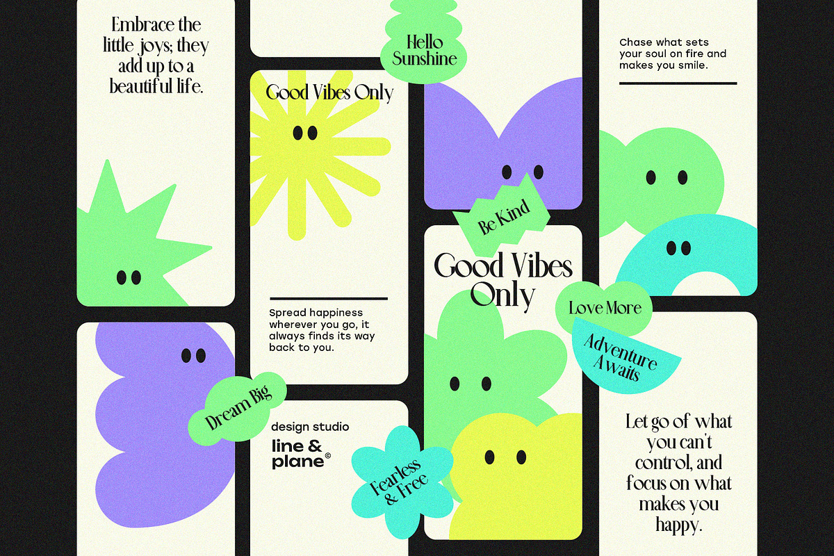 Shapes Set 50 Pieces - Cute Emotion, an Object Graphic by line & plane (Photo 5 of 8)