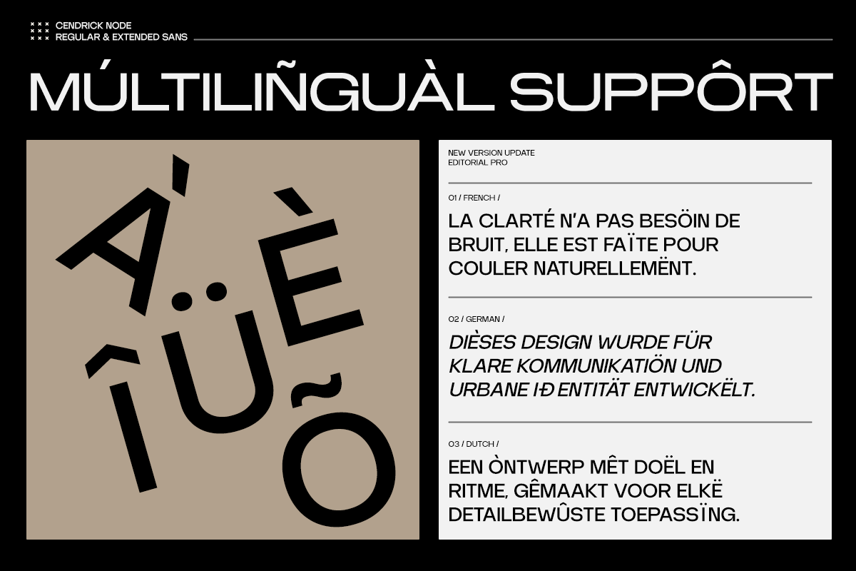 Geometric & Extended - Cendrick Node, a Sans Serif Font by RagamKata (Photo 10 of 10)
