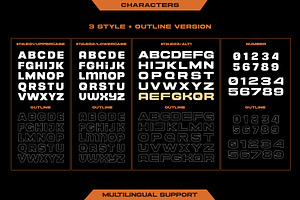 Cyberion - Futuristic Tech Font