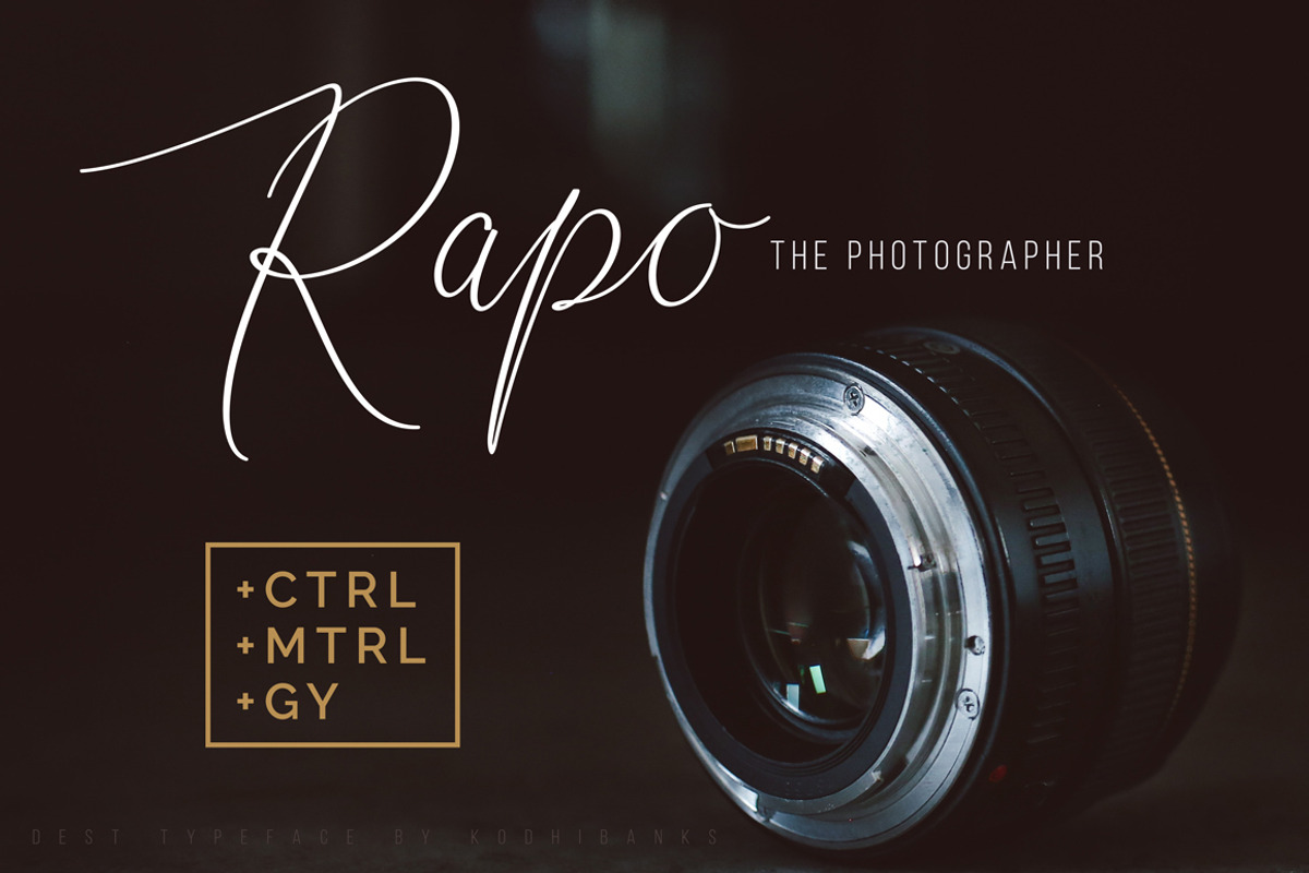 Dest Typeface, a Script Font by banks (Photo 9 of 12)