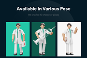 Doctor 3D Character, a Characters & Person 3D Model by GoTemp (Thumbnail 4 of 5)