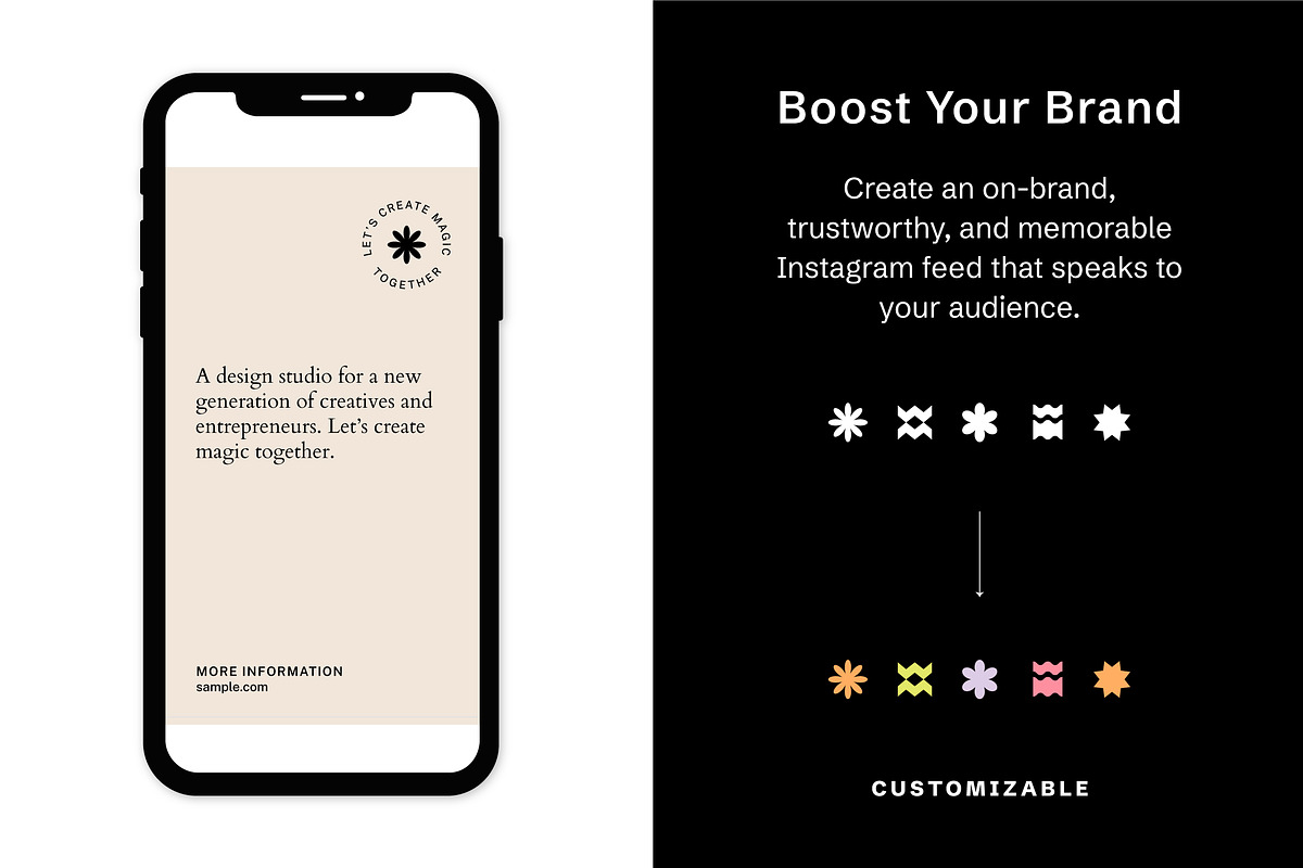 Peachy Socials | Canva Templates, a Social Media Template by Abby Swain Design (Photo 3 of 4)