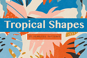 Tropical shapes, a Pattern Graphic by Nicetoseeya (Thumbnail 1 of 9)