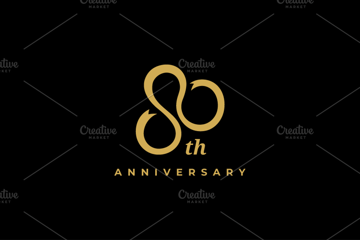 80th Anniversary Celebration Design, a Graphic by yopie (Photo 3 of 4)