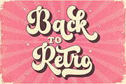 Pinky Retro, a Script Font by Soft Creative (Thumbnail 5 of 9)