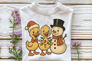 Vintage Christmas Goose Holiday PNG, an Illustration by CraftArtStudio (Thumbnail 2 of 4)
