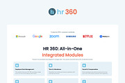 HR SaaS Landing Page Template, a HTML Template by okey-ikechukwu (Thumbnail 3 of 6)