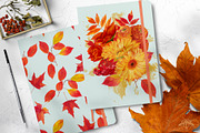 Golden | Watercolor Autumn set, a Decorative Illustration by Tanya Vollar (Thumbnail 12 of 14)