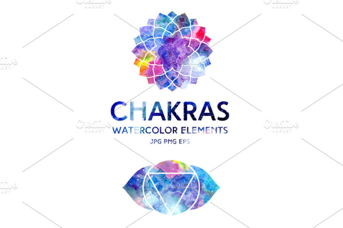 Chakras, a Texture Illustration by Marina Demidova (Photo 2 of 2)