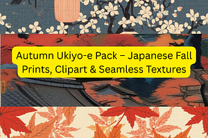 Autumn Ukiyo-e Pack – Japanese Fall