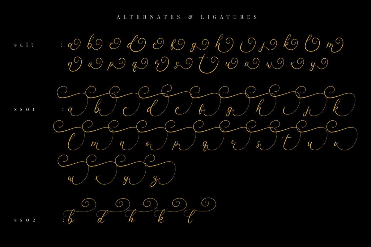 Higanbana | Elegant Script Font, a Script Font by Rissyletter Studio (Photo 9 of 11)