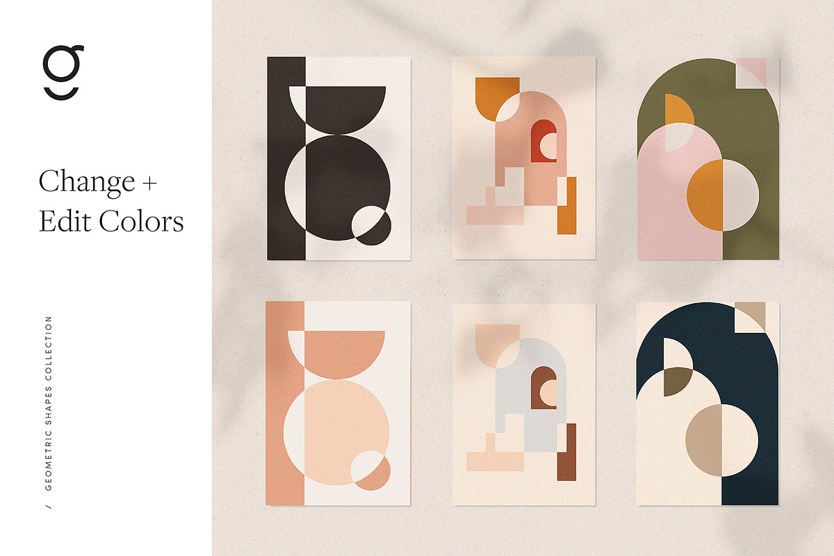 Geometric Shapes Collection, an Illustration by Galerie Design Studio