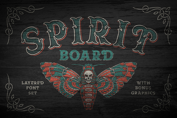 Spirit Board font set preview 7