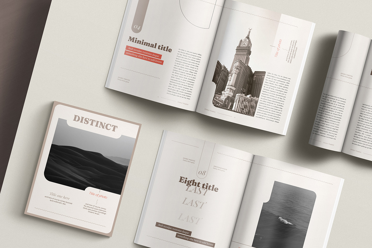 Distinct Indesign Template, a Magazine Template by Luuqas Design (Photo 8 of 18)