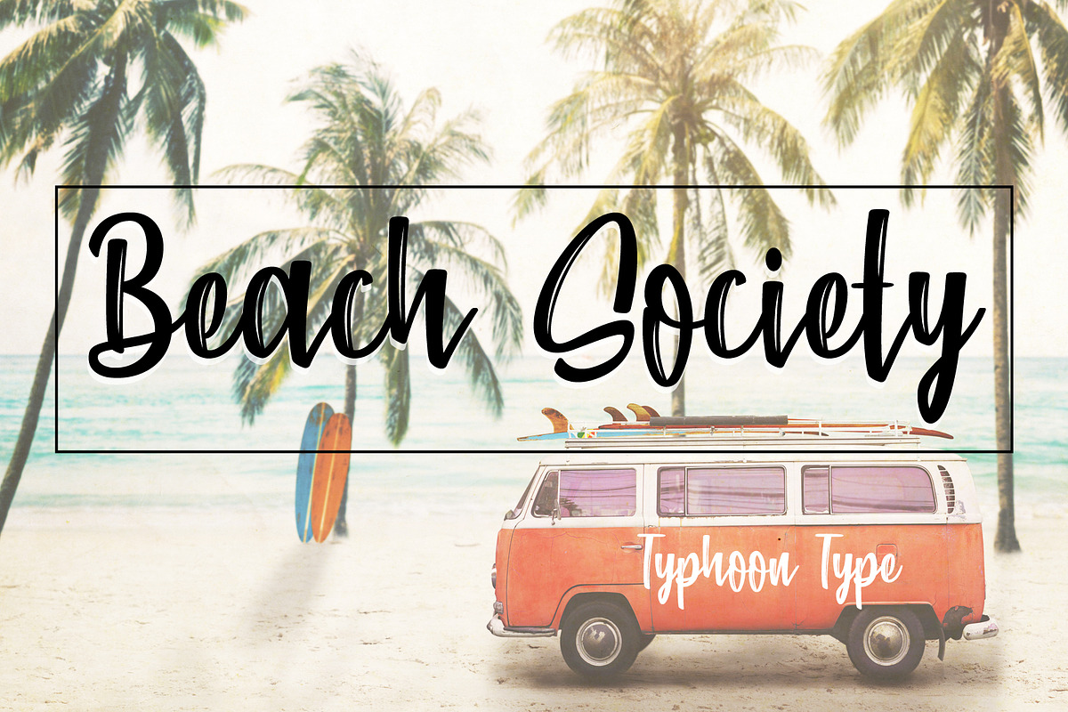 Beach Society font