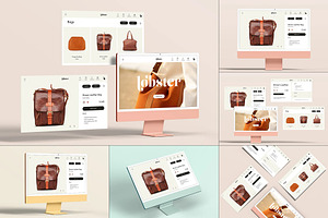 Desktop Monitor 2021 Mock-up, a Device Mockup by zippypixelstudio