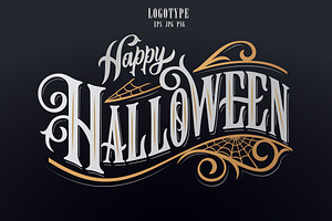 Happy Halloween logotype