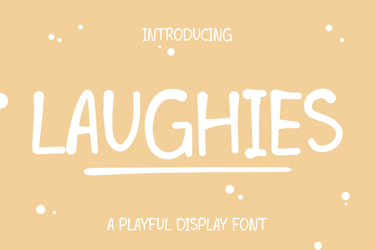 LAUGHIES - Playful Handwritten Font, a Symbol Font by NTC Graphic (Photo 1 of 8)
