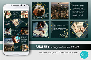 MISTERY Instagram Puzzle / CANVA