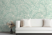 Subtle Plam Leaves, a Wallpaper Graphic by MalyskaStudio (Thumbnail 2 of 5)