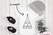 Onesie Mockup Bundle, Boy Bodysuit, an Apparel Mockup by SUBLIME Styled Stock (Thumbnail 6 of 13)