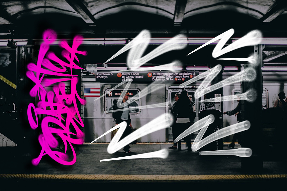 GRAFFITI BRUSHES (sale), a Brushes & More by danusetyaji (Photo 4 of 6)
