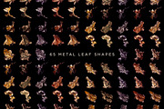 Leaf: 65 Metal Leaf Shapes, an Object Graphic by RuleByArt (Thumbnail 19 of 19)
