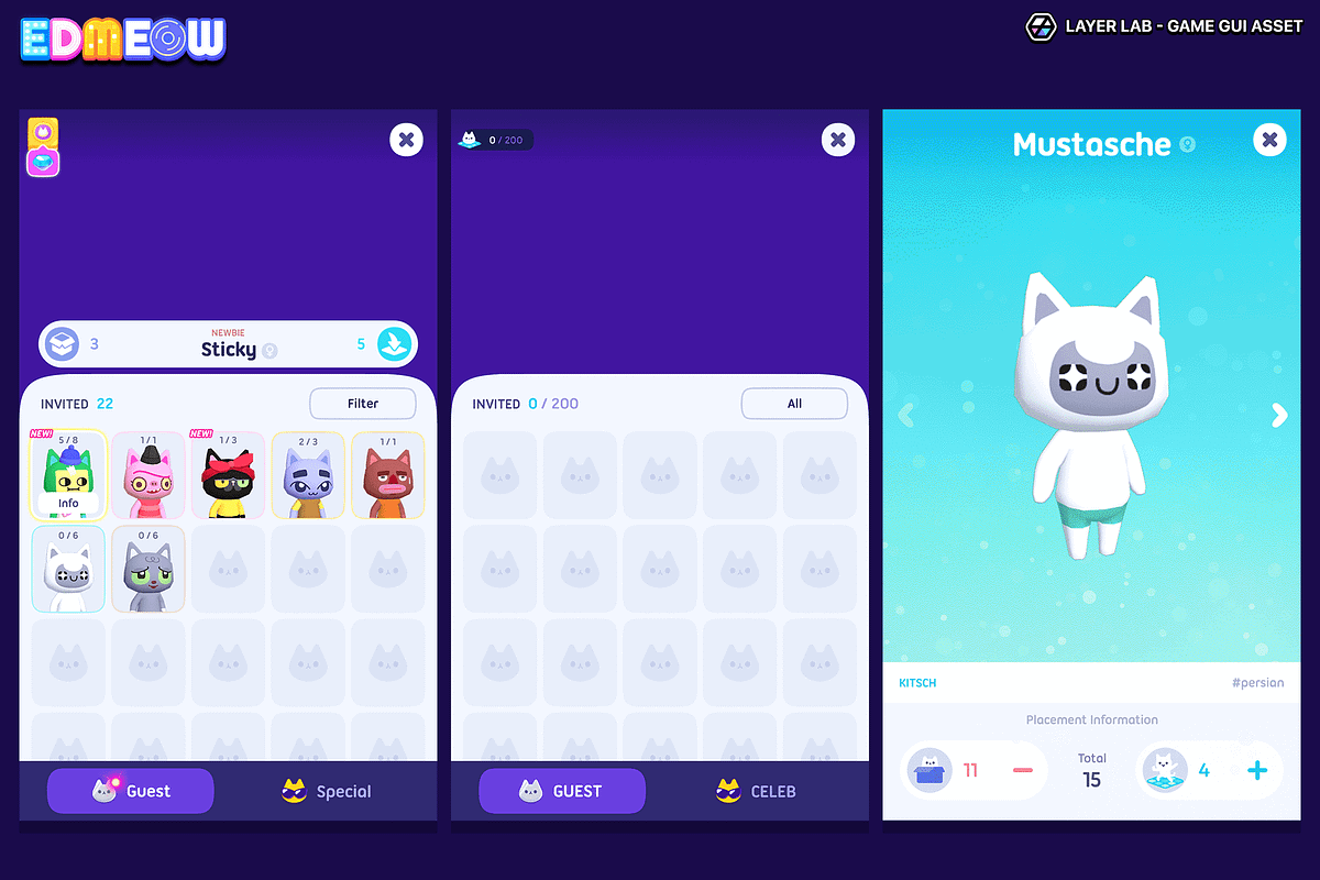 GUI - Neon2, an UI Kit Template by LAYERLAB (Photo 20 of 34)