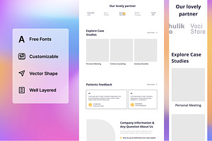 Mental Health Wireframe Vol. 08