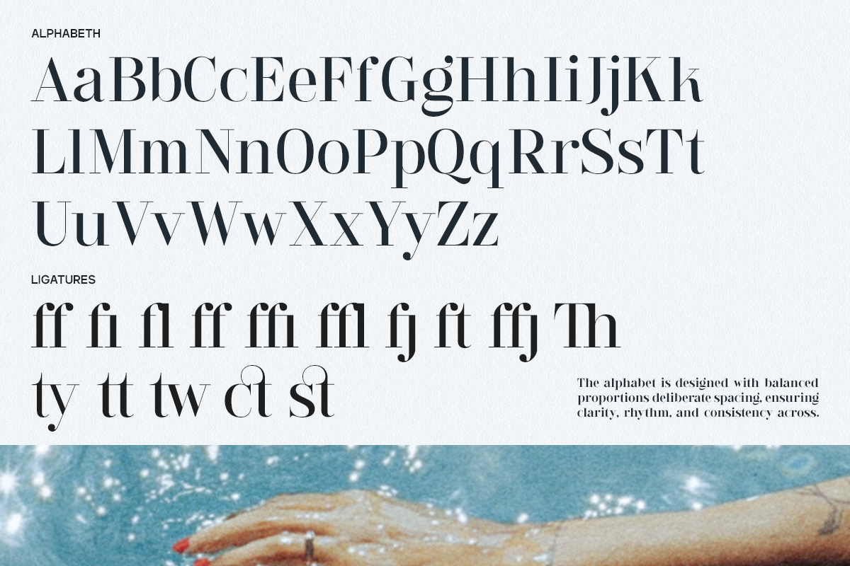 GC Pregio - Clean Serif Typeface, a Serif Font by Glyphonic (Photo 2 of 15)