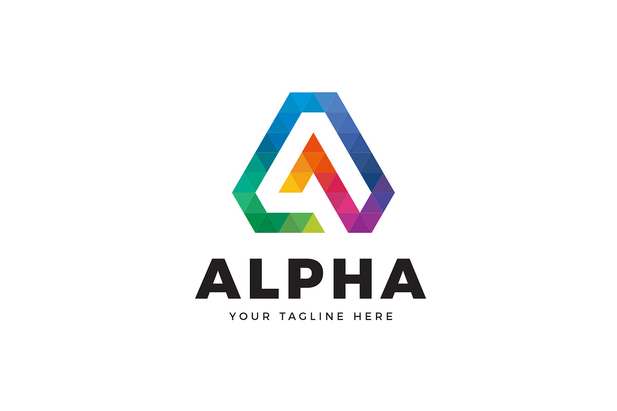 Alpha Letter A Logo, a Branding & Logo Template by ehaezer (Photo 1 of 2)