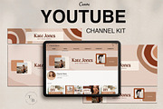 YouTube Channel Branding Kit | Canva, a Social Media Template by Templates Boutique (Thumbnail 1 of 8)