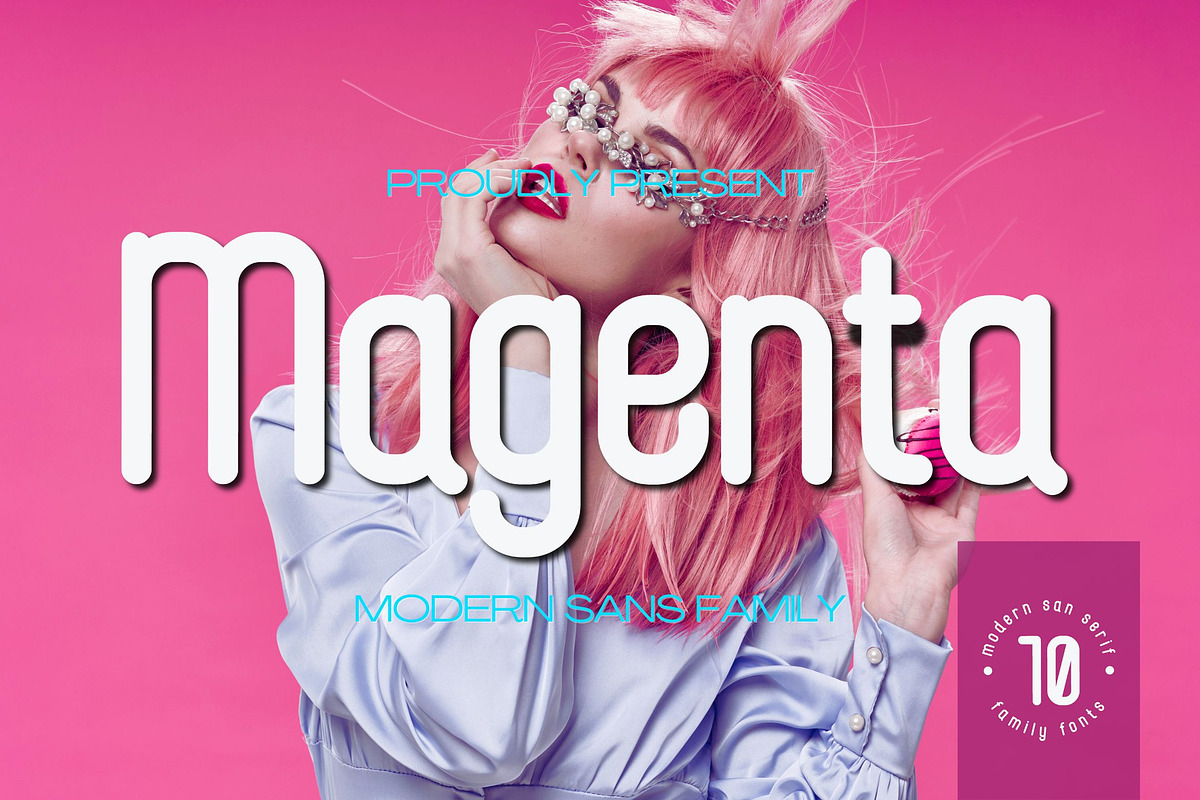 Magenta Sans Family, a Sans Serif Font by Almeera Std (Photo 1 of 14)