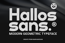 Hallos - A Modern Sans Serif Font