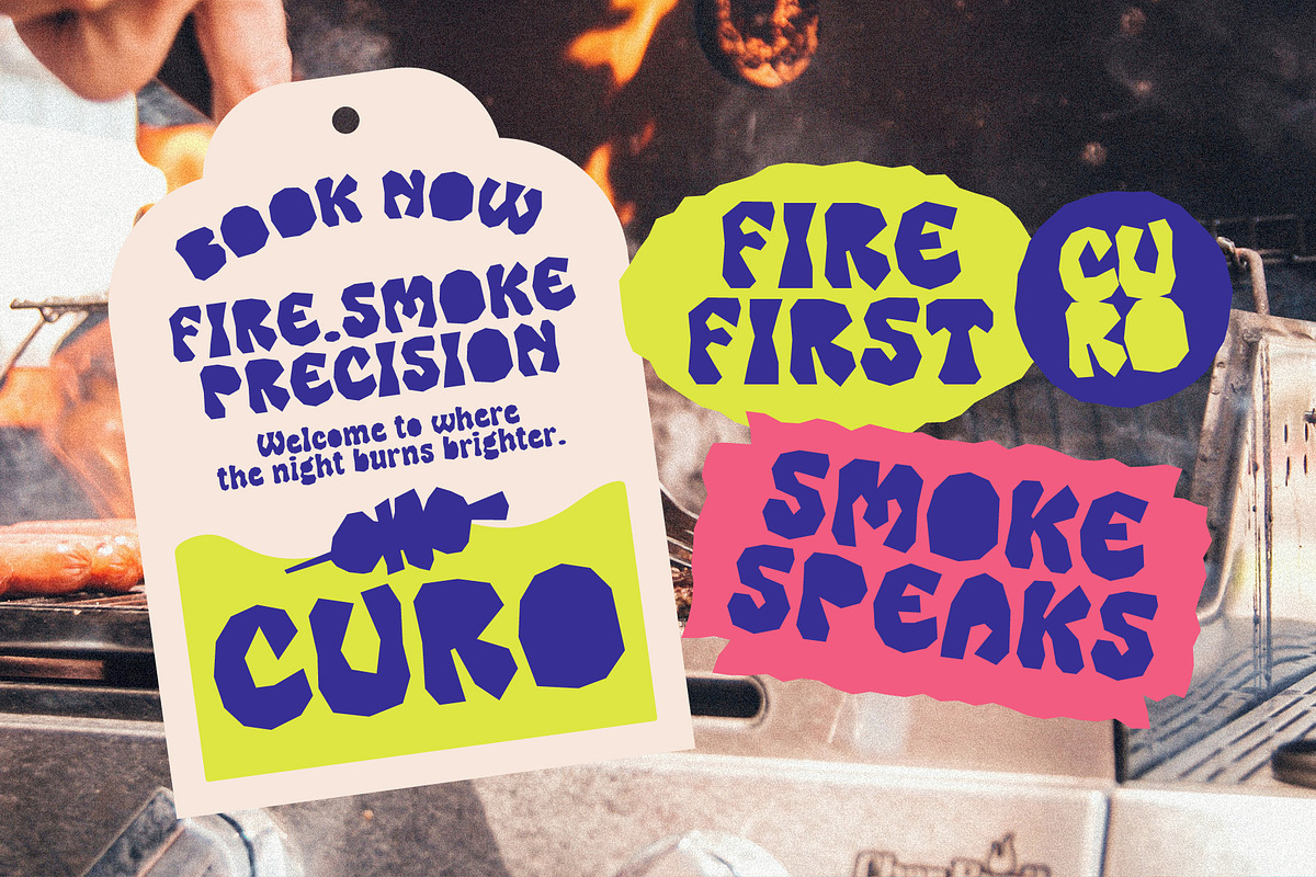 Surfo - Cutout font, a Handwritten Font by The Native Saint Club (Photo 5 of 16)