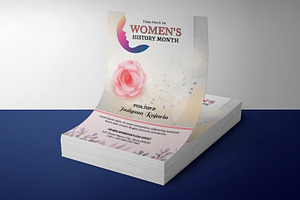 Women's History Month Flyer -V962