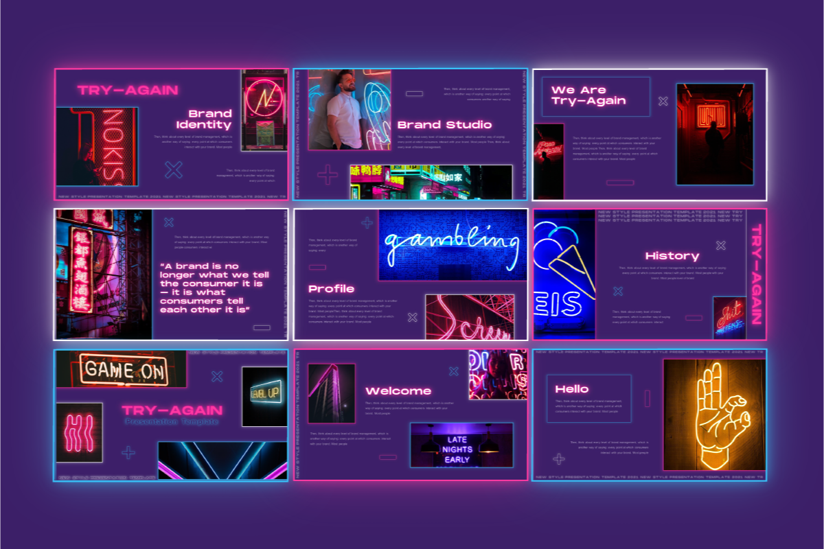 Try-Again Keynote Template, a Presentation Template by Inkofert (Photo 4 of 10)